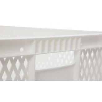 Bac europe ajouré 600x400x220 mm blanc Multiroir-Lire la description