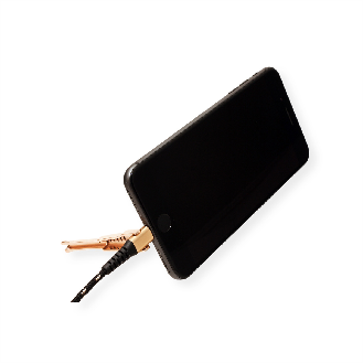 ROLINE GOLD USB 2.0 Sync- & Ladekabel USB-A/Lightning, Stütze, 1 m-Beschreibung lesen