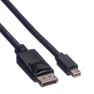ROLINE DisplayPort Kabel, DP ST - Mini DP ST, schwarz, 5 m-Beschreibung lesen