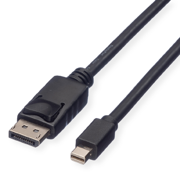 ROLINE Câble DisplayPort DP M - Mini DP M, noir, 5 m-Lire la description