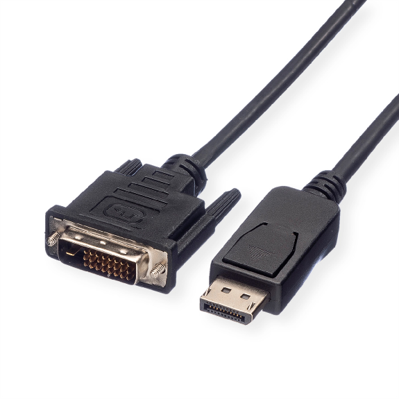 VALUE Câble DisplayPort DP M - DVI(24+1) M, LSOH, noir, 1 m-Lire la description