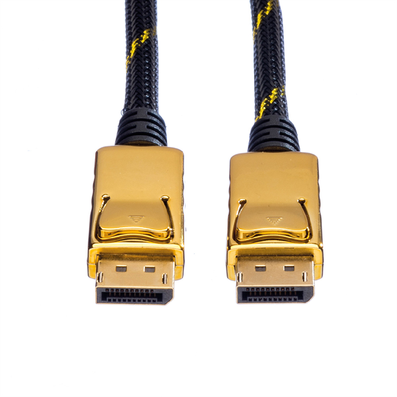 ROLINE GOLD Câble DisplayPort DP M - DP M, 3 m-Lire la description