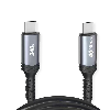 VALUE Câble USB4 Gen3x2, CC, M/M, 240W, noir, 0,8 m