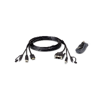 ATEN 2L-7D02DHX2 USB HDMI auf DVI-D Secure KVM Kabel Set-Beschreibung lesen