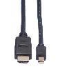 VALUE Mini DisplayPort Câble, Mini DP - HDTV, M/M, noir, 2 m