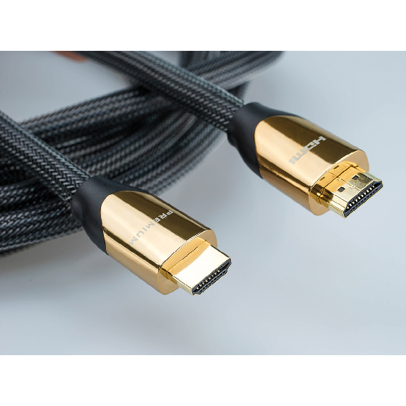 ROLINE PREMIUM Câble HDMI Ultra HD avec Ethernet, 4K, M/M, noir, 2 m-Lire la description
