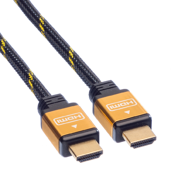 ROLINE GOLD Câble HDMI High Speed, M-M, 3 m-Lire la description