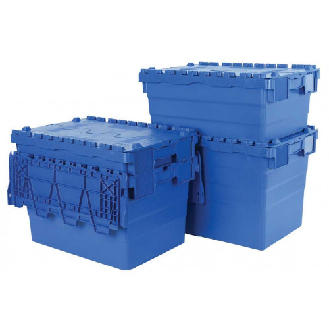 Bac ALC 600x400x416 mm bleu couvercle crocodile Multiroir-Lire la description