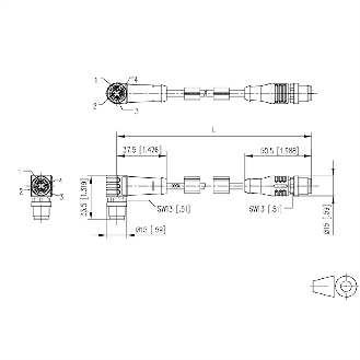 METZ CONNECT Câble Ethernet industriel M12, codage D, 5 m-Lire la description
