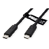 VALUE Câble USB4 Gen2x2, CC, M/M, 100W, noir, 2 m