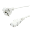 VALUE Câble d'alimentation, blanc, 1,8 m VALUE Câble d'alimentation, blanc, 1,8 m