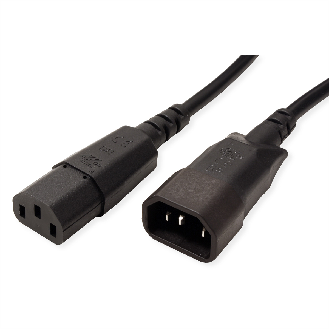 BACHMANN Kaltgeräte Kabel C13-C14, schwarz, 0,5 m-Beschreibung lesen