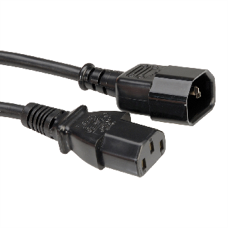 BACHMANN Kaltgeräte Kabel C13-C14, schwarz, 0,5 m-Beschreibung lesen