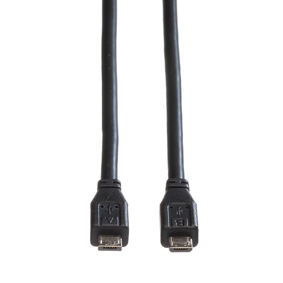 ROLINE Câble USB 2.0, Micro USB A mâle - Micro USB B mâle, 1,8m ROLINE Câble USB 2.0, Micro USB A mâle - Micro USB B mâle, 1,8m-Lire la description