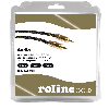 ROLINE GOLD Câble de raccordement 3,5mm audio M / M, Retail Blister, 5 m
