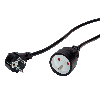 VALUE Câble prolongateur, prise type UTE, noir, 5 m VALUE Câble prolongateur, prise type UTE, noir, 5 m