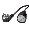 VALUE Câble prolongateur, prise type UTE, noir, 5 m VALUE Câble prolongateur, prise type UTE, noir, 5 m