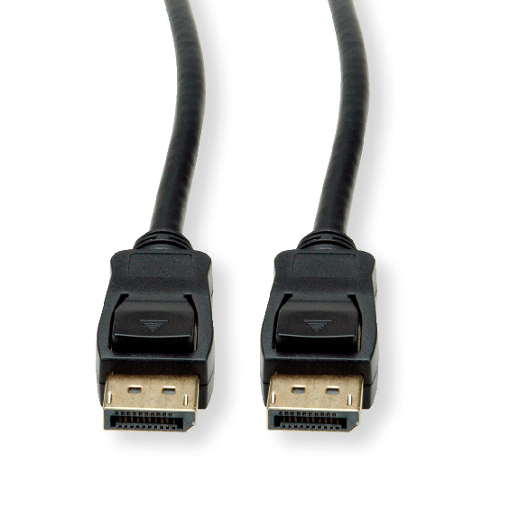VALUE Câble DisplayPort v1.4, DP M - DP M, noir, 1 m-Lire la description