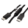 VALUE DisplayPort Kabel, v1.2, aktiv, ST/ST, 15 m