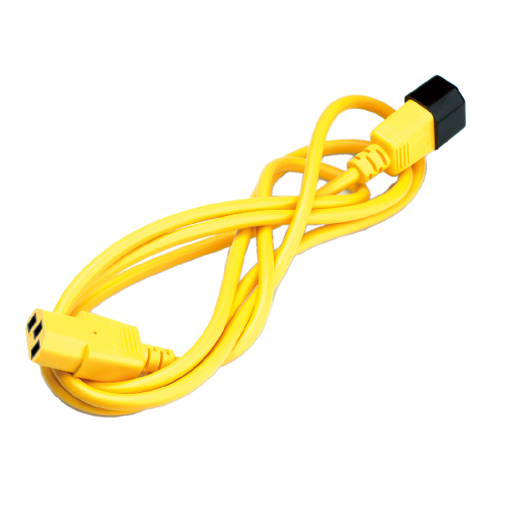 ROLINE Câble d'alimentation, IEC 320 C14 - C13, jaune, 1,8 m ROLINE Câble d'alimentation, IEC 320 C14 - C13, jaune, 1,8 m-Lire la description