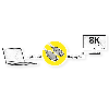ROLINE DisplayPort Kabel, v2.0, DP ST - ST, schwarz, 3 m