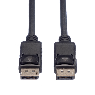 ROLINE DisplayPort Kabel, DP ST - ST, LSOH, schwarz, 7,5 m-Beschreibung lesen