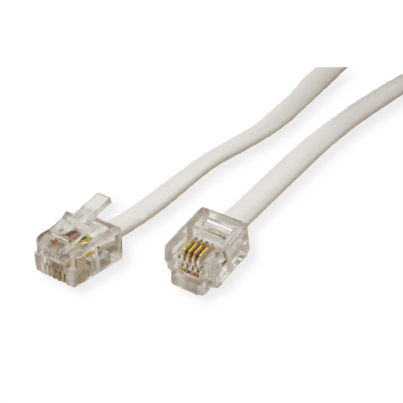 VALUE RJ12-Telefonkabel 6P4C, weiß, 6 m VALUE RJ12-Telefonkabel 6P4C, weiß, 6 m-Beschreibung lesen