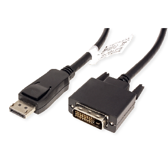 VALUE DisplayPort Kabel DP ST - DVI-D ST, schwarz, 1,5 m-Beschreibung lesen