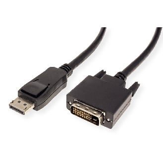 VALUE DisplayPort Kabel DP ST - DVI-D ST, schwarz, 1,5 m-Beschreibung lesen