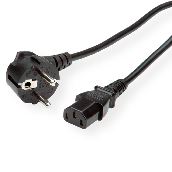 ROLINE GREEN Netzkabel, gerade IEC-Buchse, schwarz, 0,8 m ROLINE GREEN Netzkabel, gerade IEC-Buchse, schwarz, 0,8 m-Beschreibung lesen