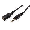 VALUE Rallonge 3,5mm, noir, 5 m VALUE Rallonge 3,5mm, noir, 5 m