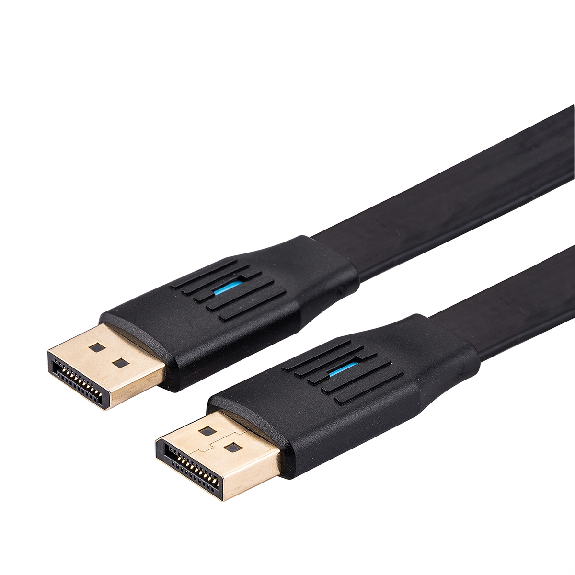 VALUE Câble DisplayPort plat v1.4, DP M - DP M, noir, 5 m-Leggi tutto