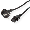 ROLINE GREEN Netzkabel, gerade IEC-Buchse, schwarz, 3 m ROLINE GREEN Netzkabel, gerade IEC-Buchse, schwarz, 3 m