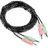TRENDnet TK-CD10 Kit de câble KVM Audio, USB, DVI-I, 3m