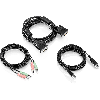 TRENDnet TK-CD10 Kit de câble KVM Audio, USB, DVI-I, 3m
