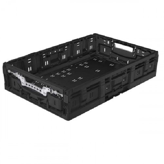 Bac pliable noir 600x400x131 mm 26 L Multiroir-Lire la description