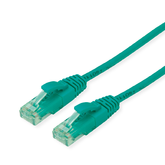 ROLINE RM Cordon UTP Cat.6A / 10 Gigabit, vert, 10 m-Leggi tutto