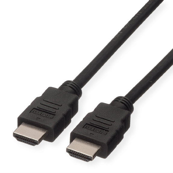 ROLINE Câble HDMI High Speed avec Ethernet, LSOH, noir, 2 m-Lire la description