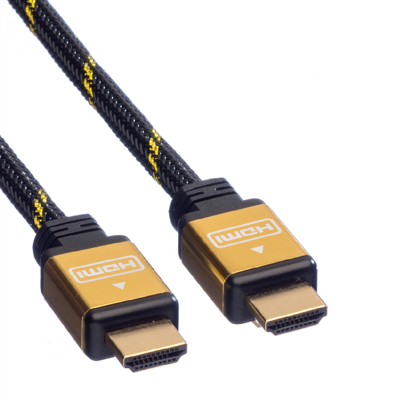 ROLINE GOLD Câble HDMI High Speed avec Ethernet, M-M, 15 m-Lire la description