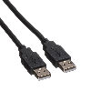 ROLINE Câble USB 2.0 Type A-A, noir, 1,8 m
