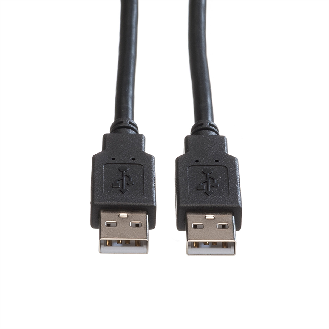 ROLINE USB 2.0 Kabel, Typ A-A, schwarz, 1,8 m-Beschreibung lesen