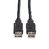 ROLINE Câble USB 2.0 Type A-A, noir, 1,8 m