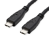 ROLINE Câble USB 3.2 Gen 2, avec PD (Power Delivery), avec Emark, C-C, M/M, noir, 0,5 m