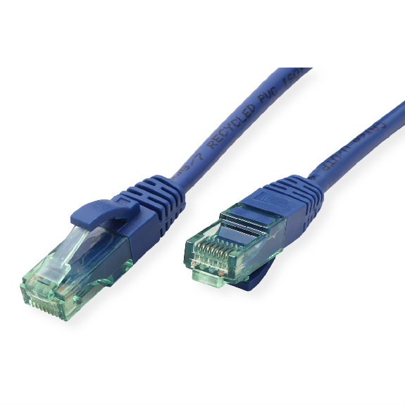 ROLINE RM Patchkabel Kat.6A UTP, blau, 7 m-Beschreibung lesen