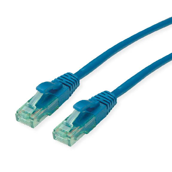 ROLINE RM Patchkabel Kat.6A UTP, blau, 7 m-Beschreibung lesen