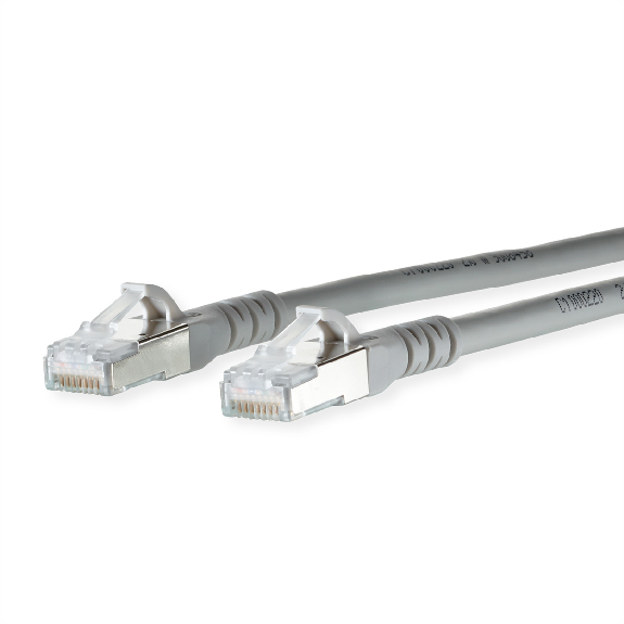 METZ CONNECT Cordon de brassage Cat.6A AWG 26, gris, 1,5 m-Leggi tutto