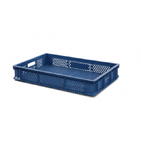 Bac europe ajouré 600x400x90 mm bleu Multiroir-Lire la description