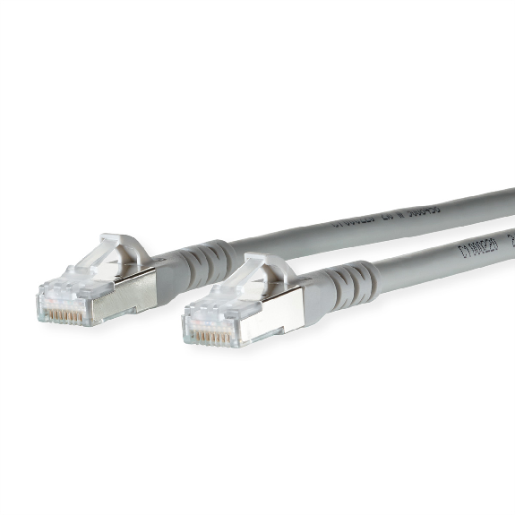 METZ CONNECT Cordon de brassage Cat.6A AWG 26, gris, 7 m-Leggi tutto