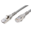 METZ CONNECT Patchkabel Cat.6A AWG 26, LSOH, grau, 7 m