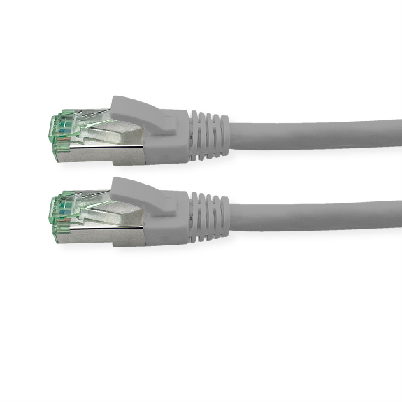 ROLINE RM Patchkabel Kat.6A S/FTP (PiMF), grau, 2 m-Beschreibung lesen